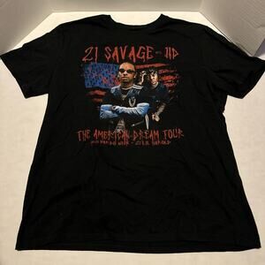 21 savage and JID The American Dream Tour Unisex Adult XL